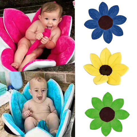 Foldable Blooming Flower Baby Bath Tub