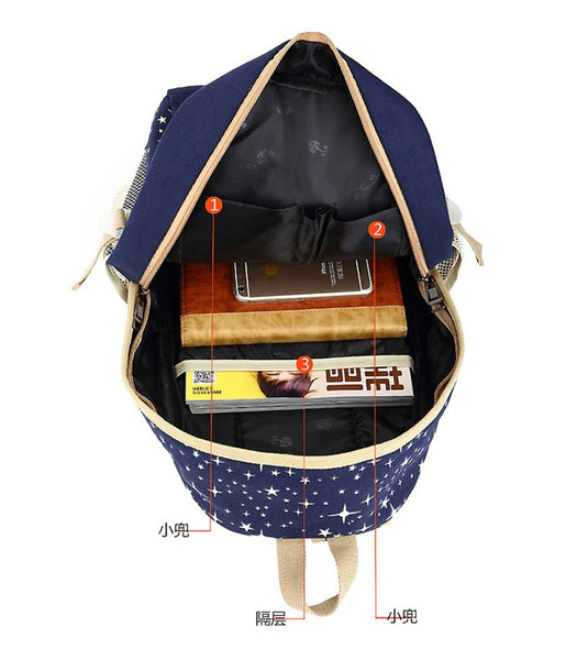 3pcs Kids School Backpack Set