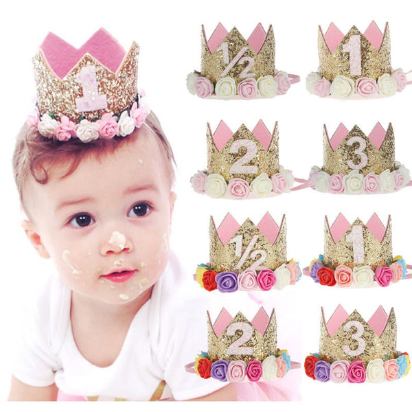 Baby Girl Birthday Crown