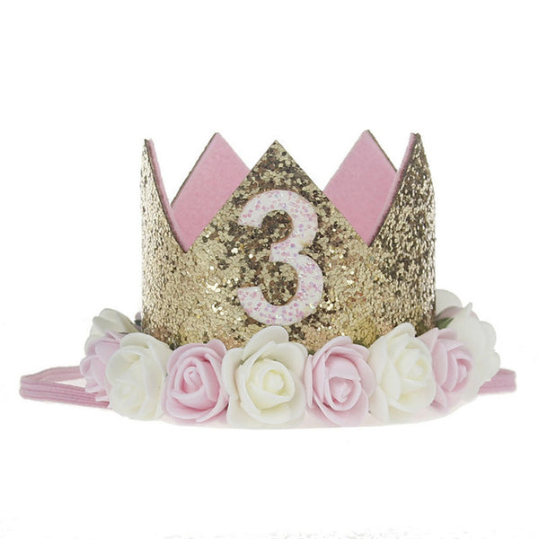 Baby Girl Birthday Crown
