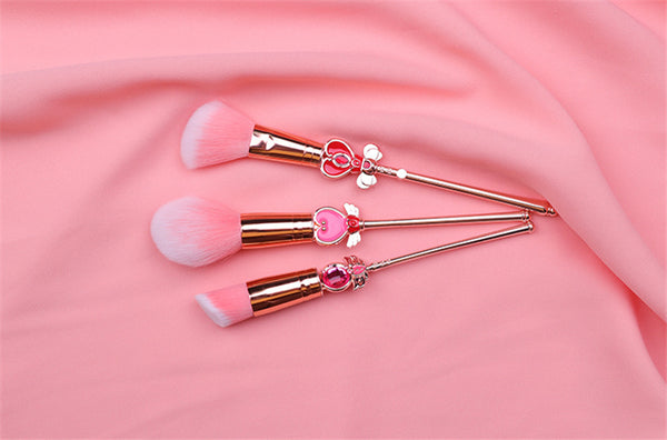 Cardcaptor 8Pcs Sakura Makeup Brush Set