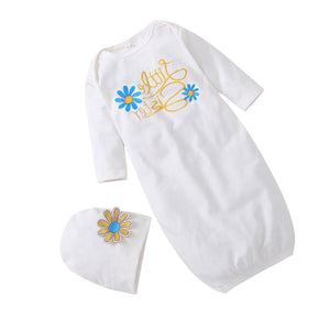 Infant Baby Cotton Soft Sleep Sack with Hat