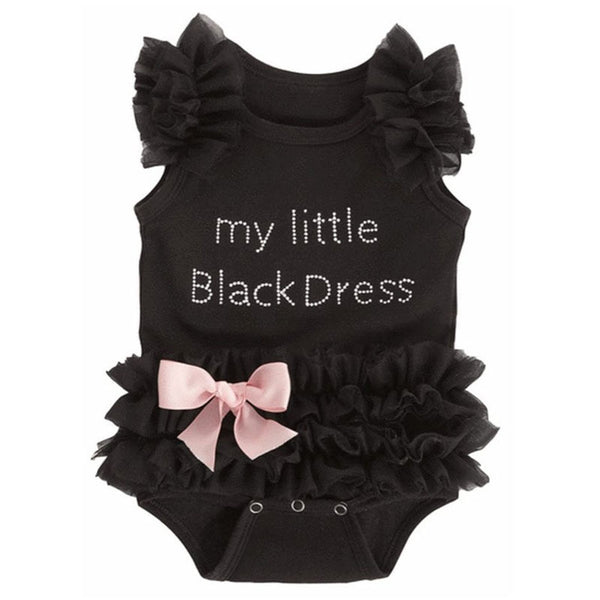 My Little Black Dress Baby Romper